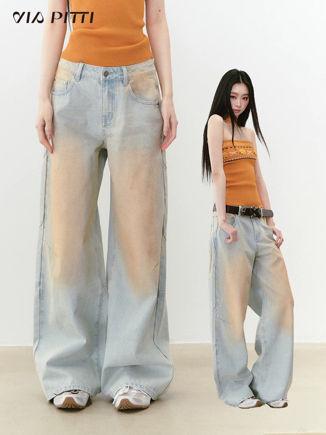 Design Sense Loose Straight Jeans