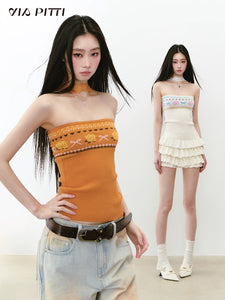 Floral Knitted Camisole Top
