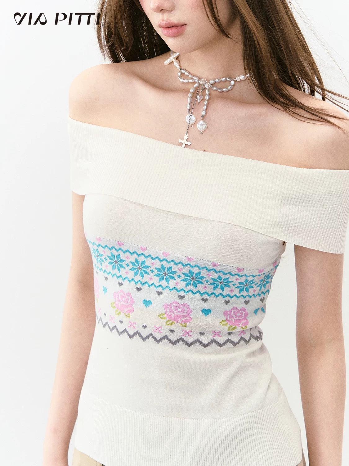 Y2K One-Shoulder Plain Top