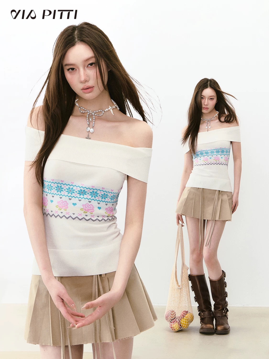 Y2K One-Shoulder Plain Top