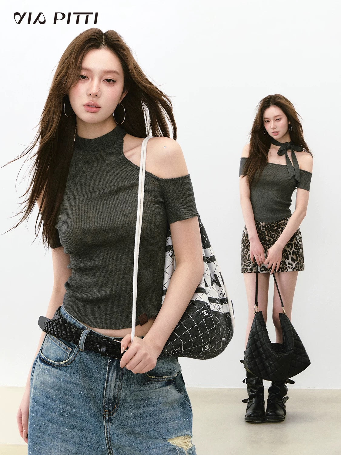 Design Sense Slim-Fit Tow-Wear Top