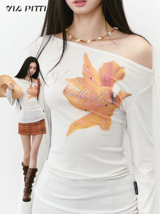 Versatile Skintight Long-Sleeved Top