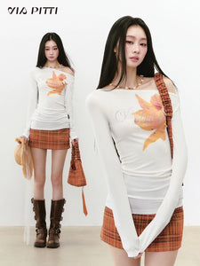 Versatile Skintight Long-Sleeved Top
