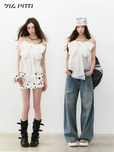 Bowknit Exquisite Pleated Top