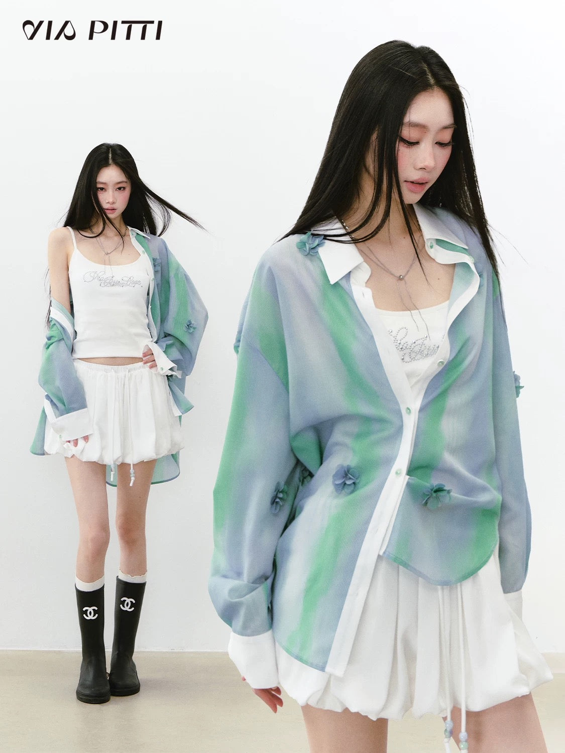 Floral Designed Exquisite Shirt