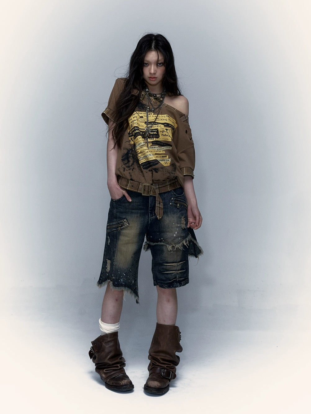 Punk Retro Baggy Jeans