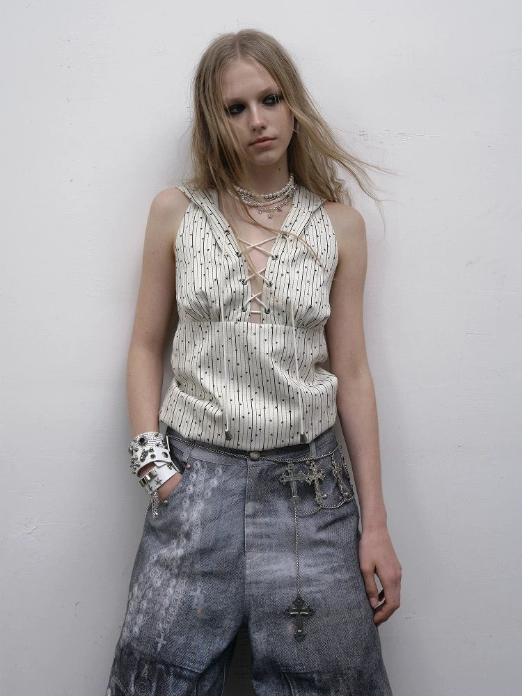 Punk Playful Sleeveless Vest