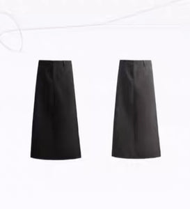 Black/Grey one step skirt/ daily wear