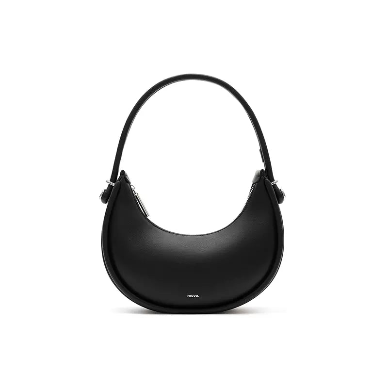 Leather shoulder dumpling bag – SENSPACE LONDON