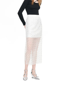 Mesh Star Diamond Skirt