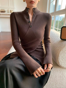 Long-sleeved Turtleneck Sweater