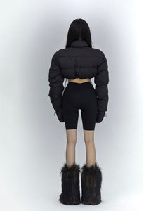 Basic Short High Neck Down Jacket