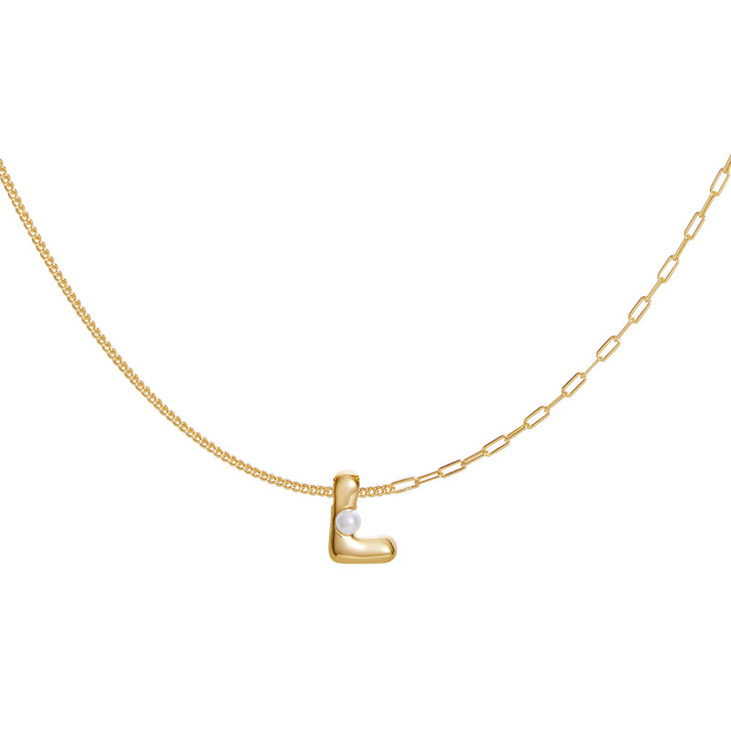 Alphabet Pendant Necklace