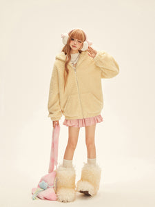 Cute Dinosaur Hooded Cotton Coat