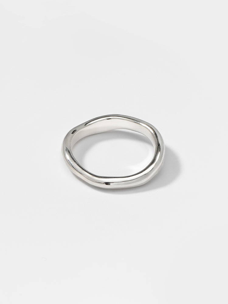 Simple plain ring index finger ring