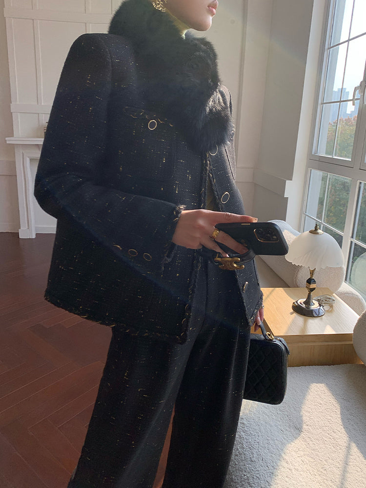 Chanel style Wool Coat