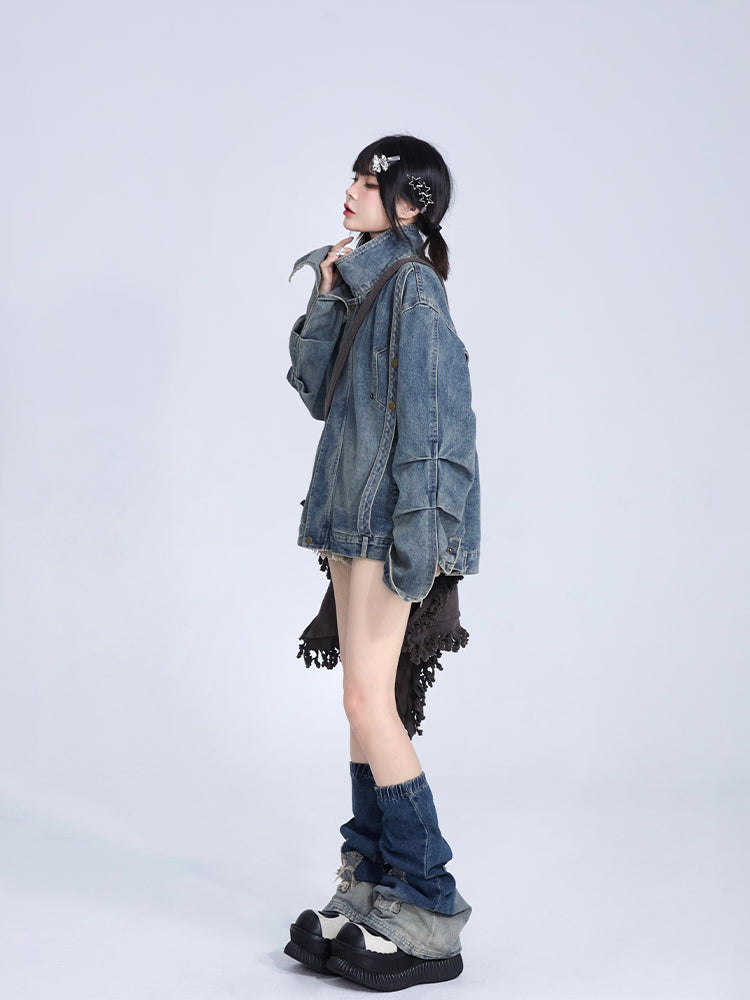 American Retro Washed Denim Jacket