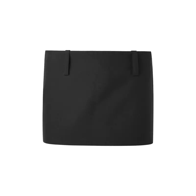 Low-rise straight pelvis suit skirt