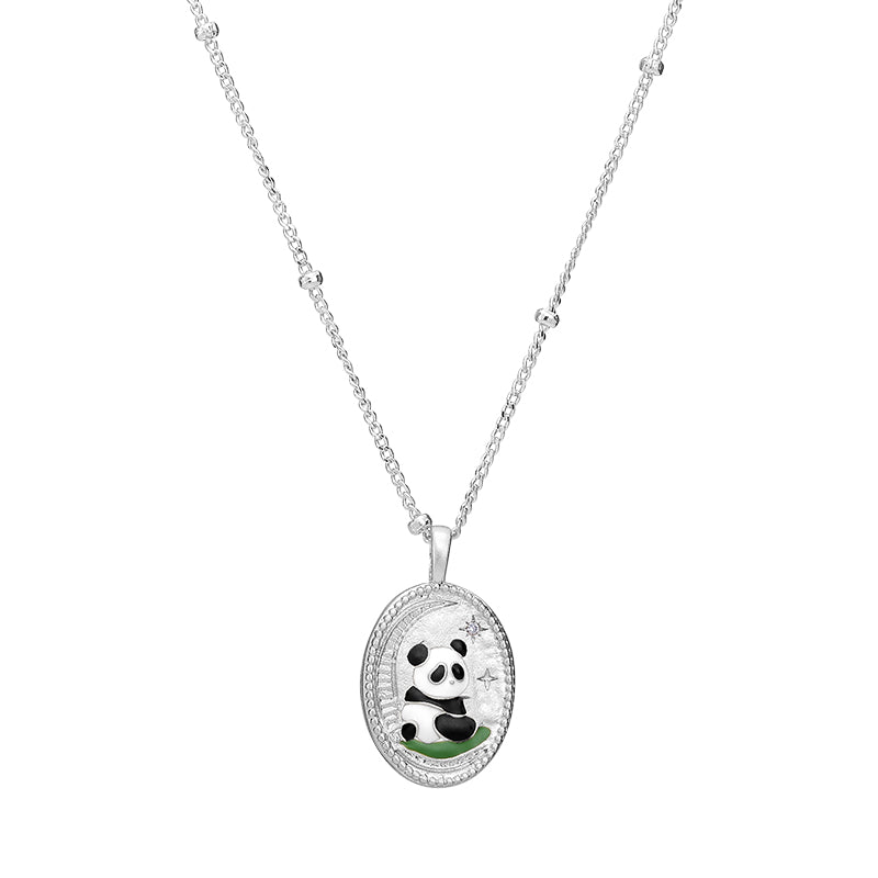 Landscape Panda Little Drama Necklace