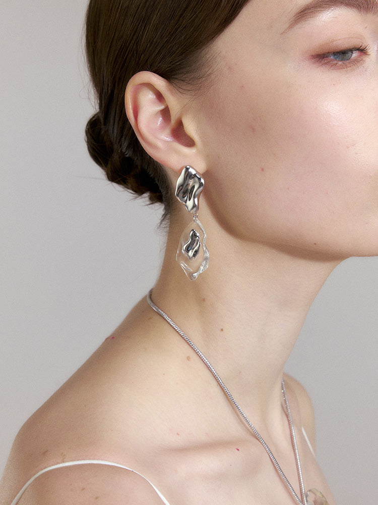 Ripple Drop Earrings