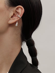 Luxury Baroque Pearl Ear Cuff(Single one)