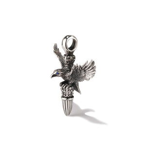 Vintage Eagle Personality Punk 925 Silver Pendant(Without Chain)