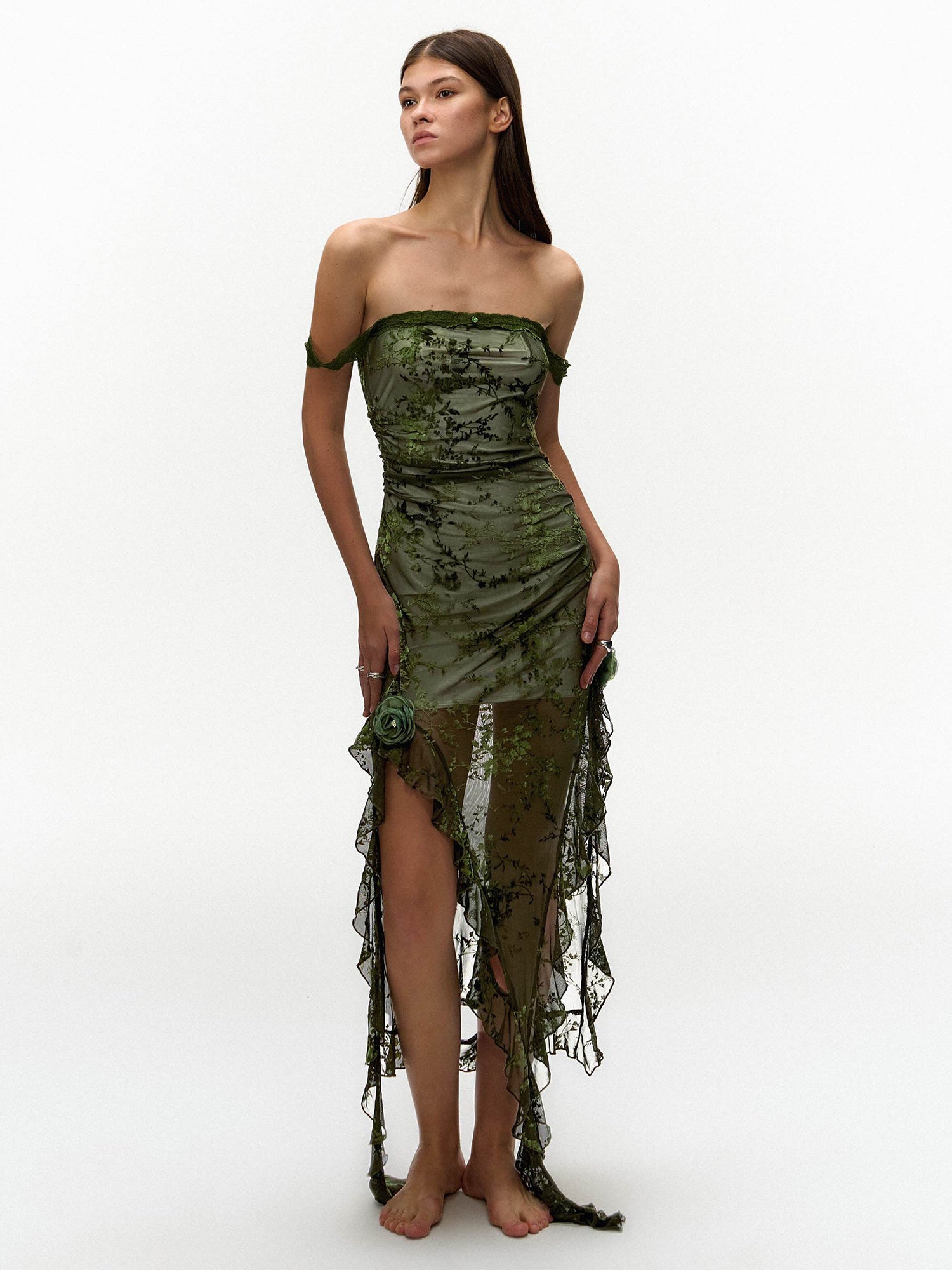 "Sylvia" Green Enchantment Dress