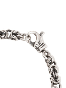 925 silver distressed bracelet