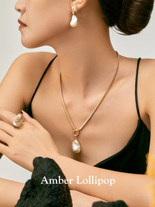 Light Luxury Baroque Pearl Necklace