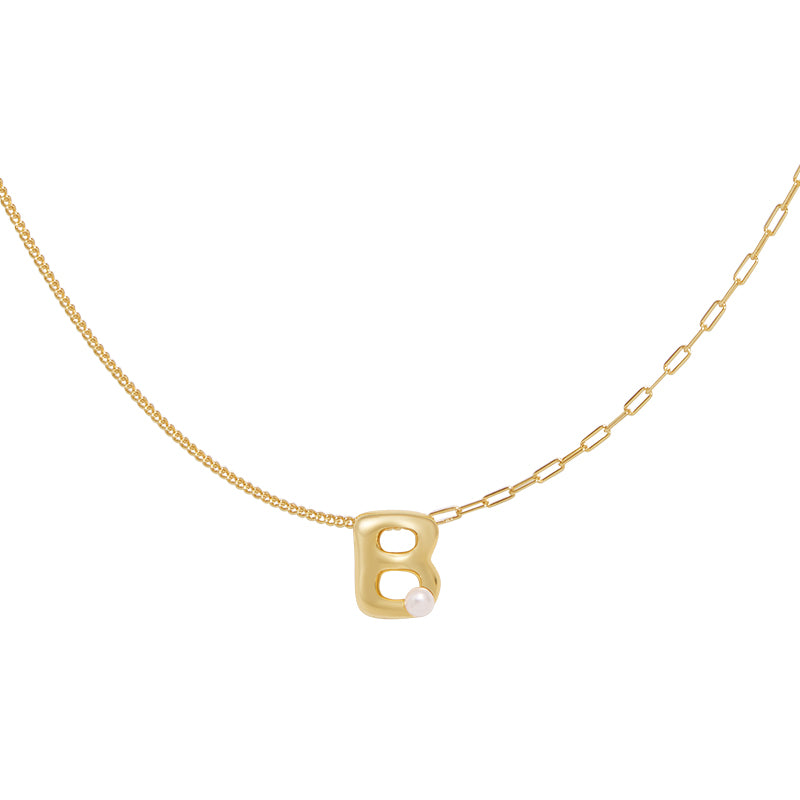 Alphabet Pendant Necklace