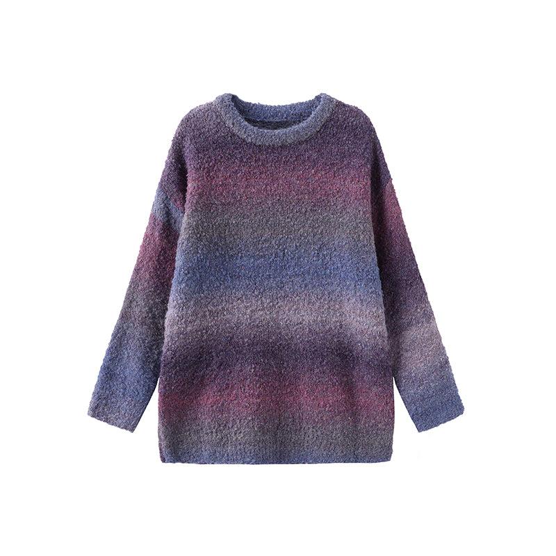 Rainbow Gradient Soft & Lazy Sweater