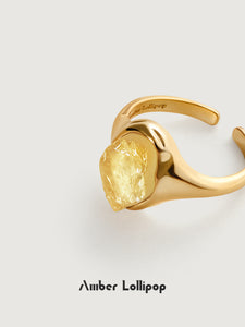 Natural Citrine Ring