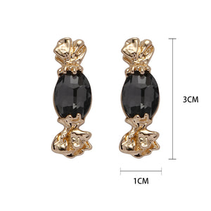 Sweet Cool Cut Crystal Candy Earrings