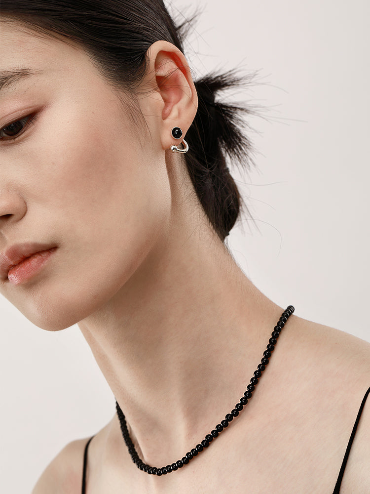 High-end U-shaped earrings