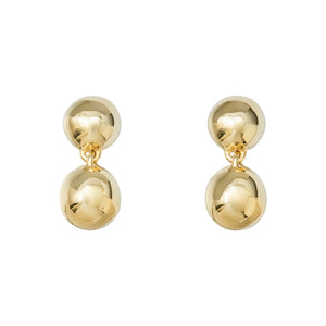 Double ball earrings