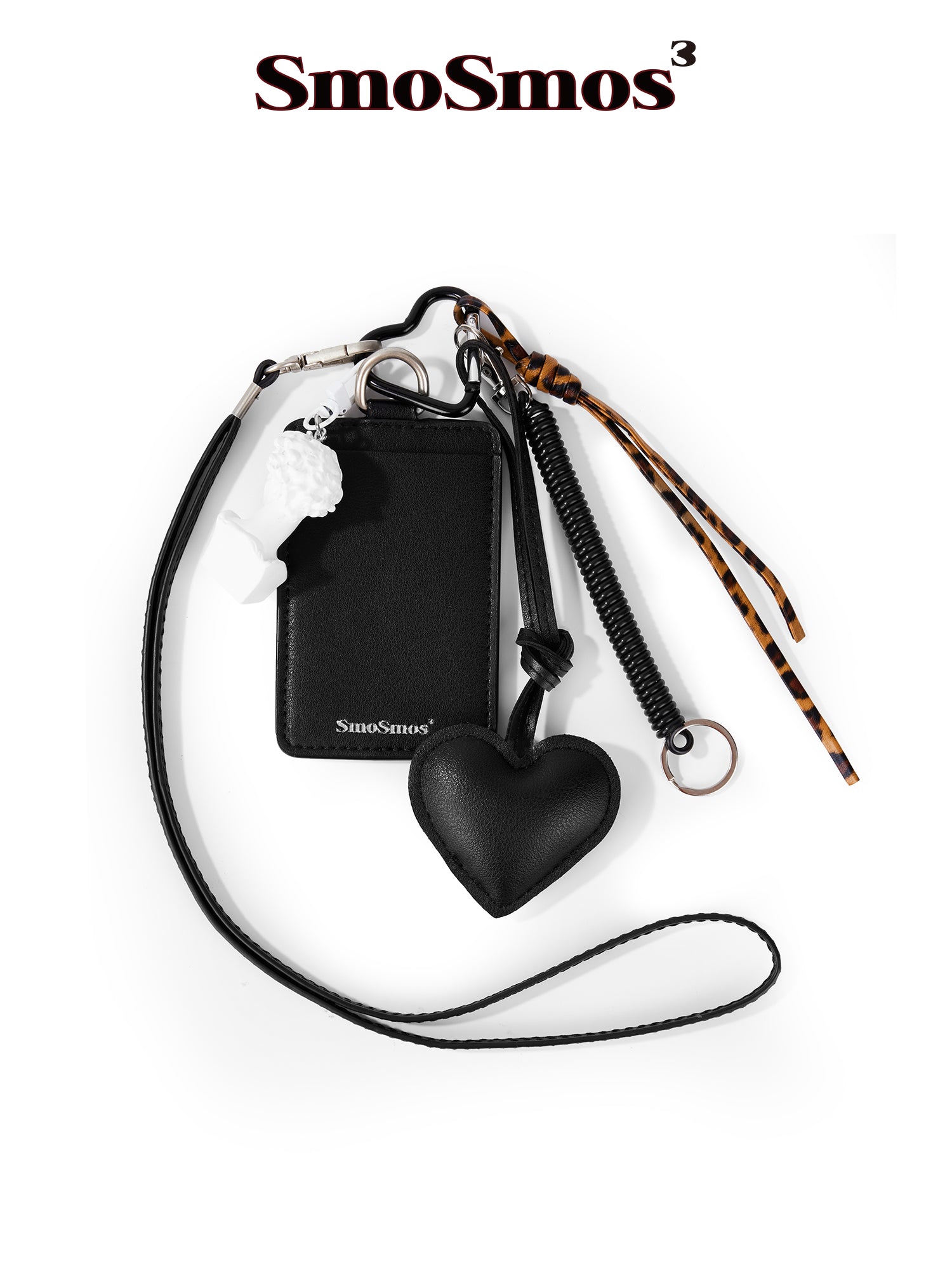 Black Heart Fashionable Bag Pendant