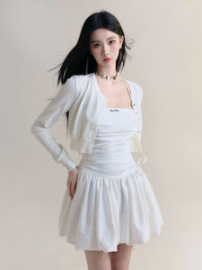 Halter neck suspender ballet skirt sweet date dress