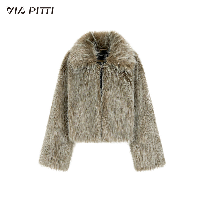 Plush Eco-friendly Fur Coat