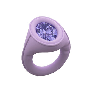 Cute Gemstone Silicone Ring