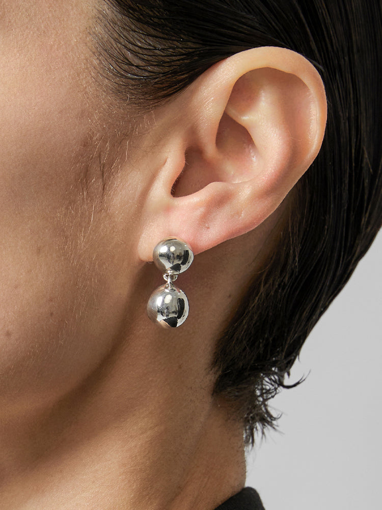 Double ball earrings