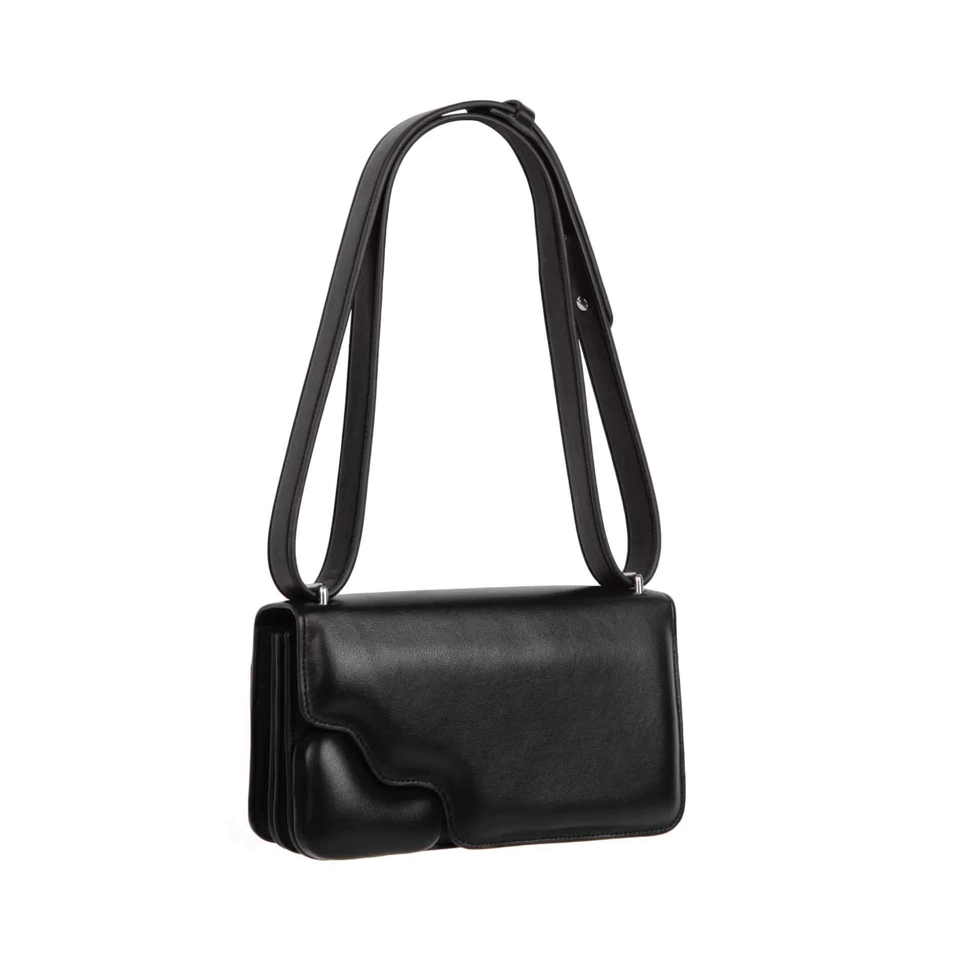 Cowhide versatile simple underarm bag