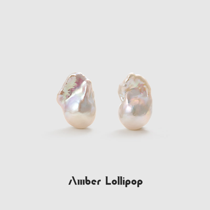 Natural Baroque Pearl Earrings