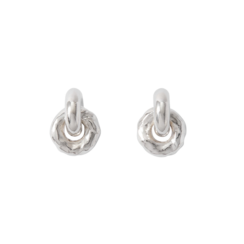 High-end double hoop earrings