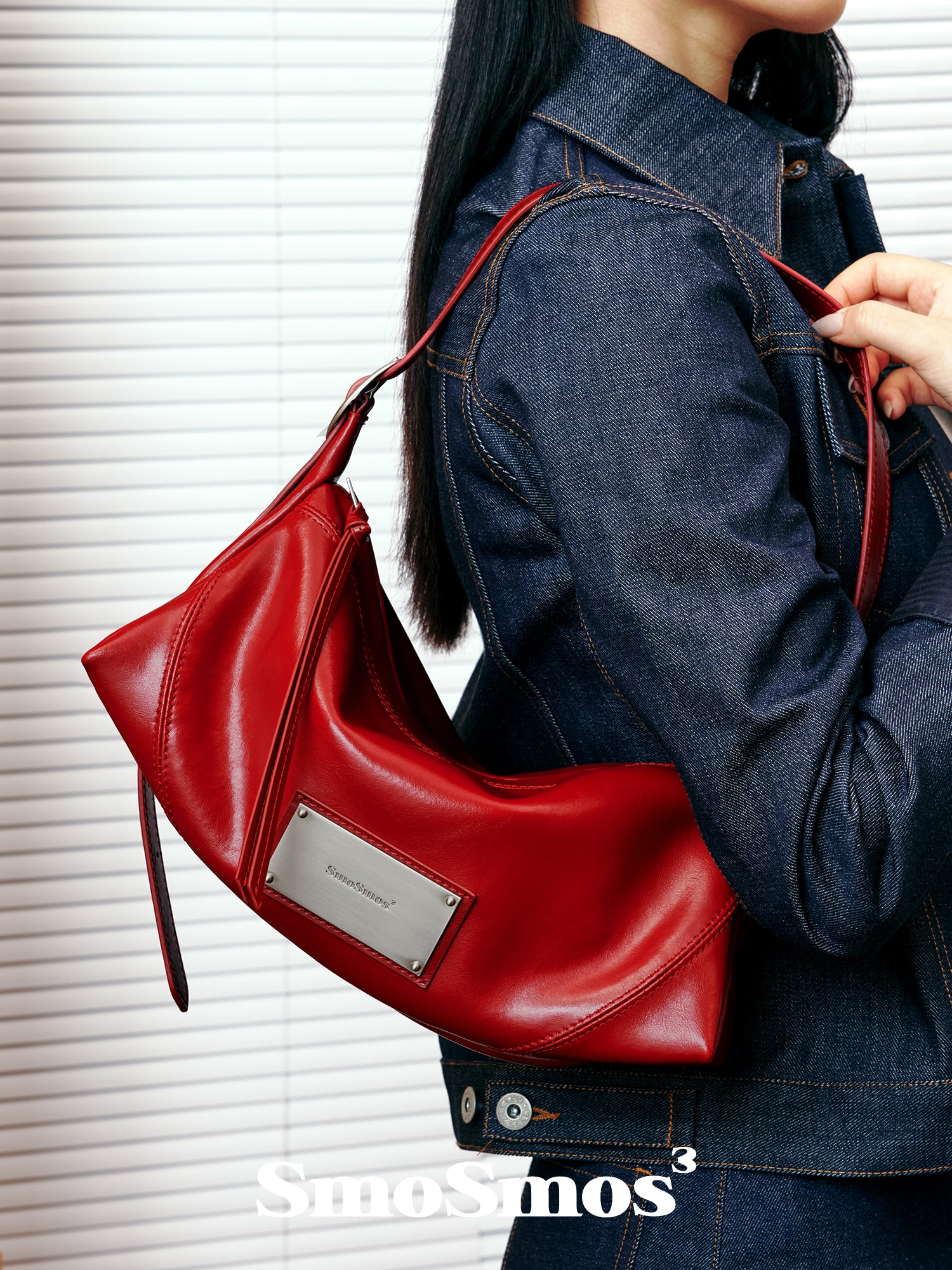 Niche Red Crossbody Bag