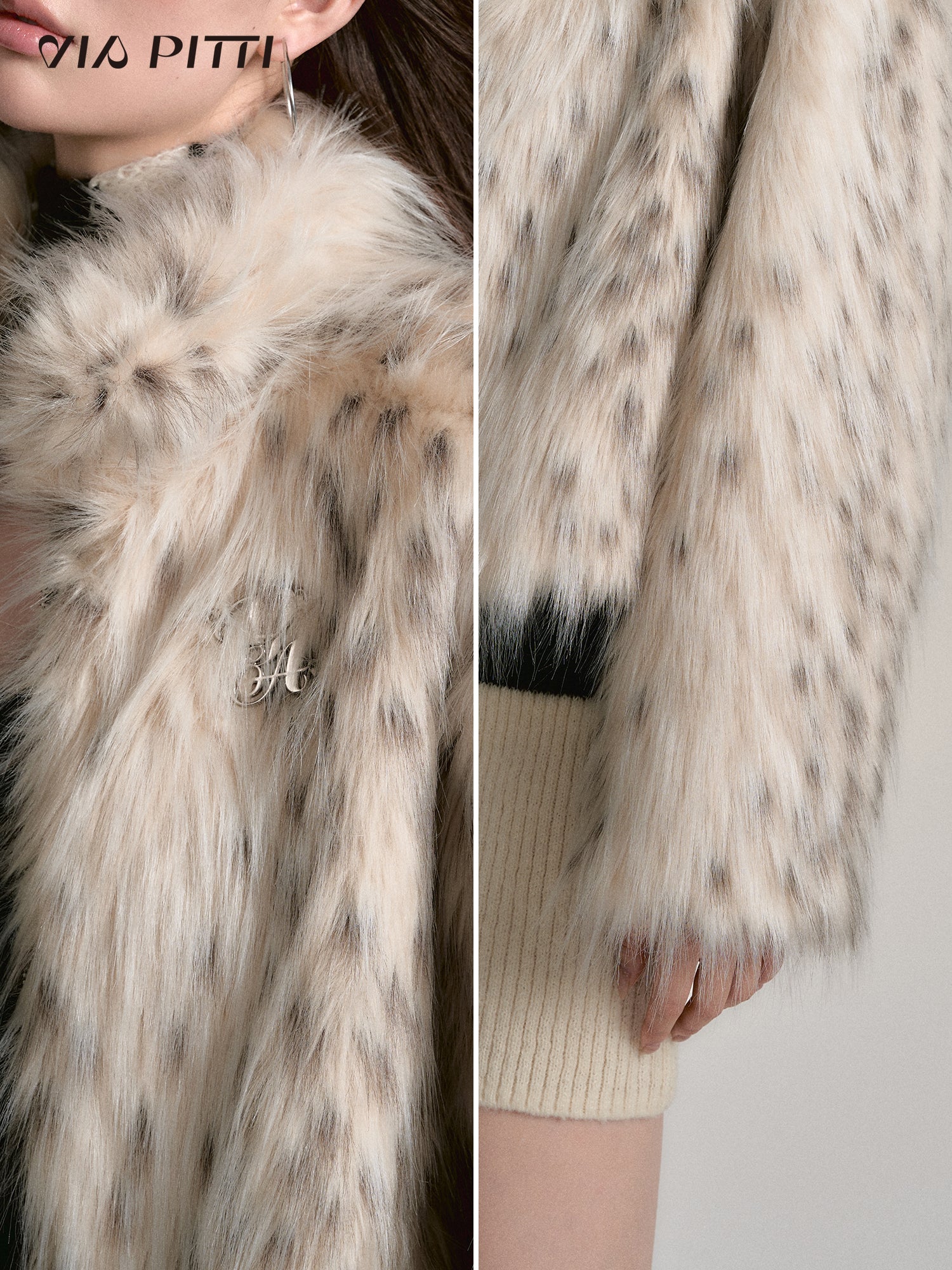 Plush Eco-friendly Fur Coat