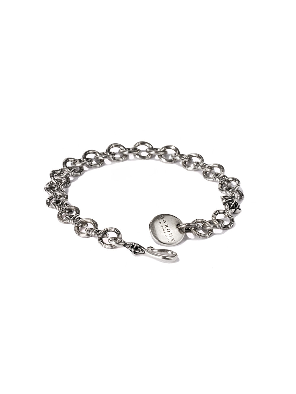 Vintage Circle Sterling Silver Bracelet