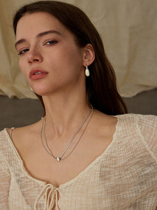 Streamer Cloud Double Layer Necklace