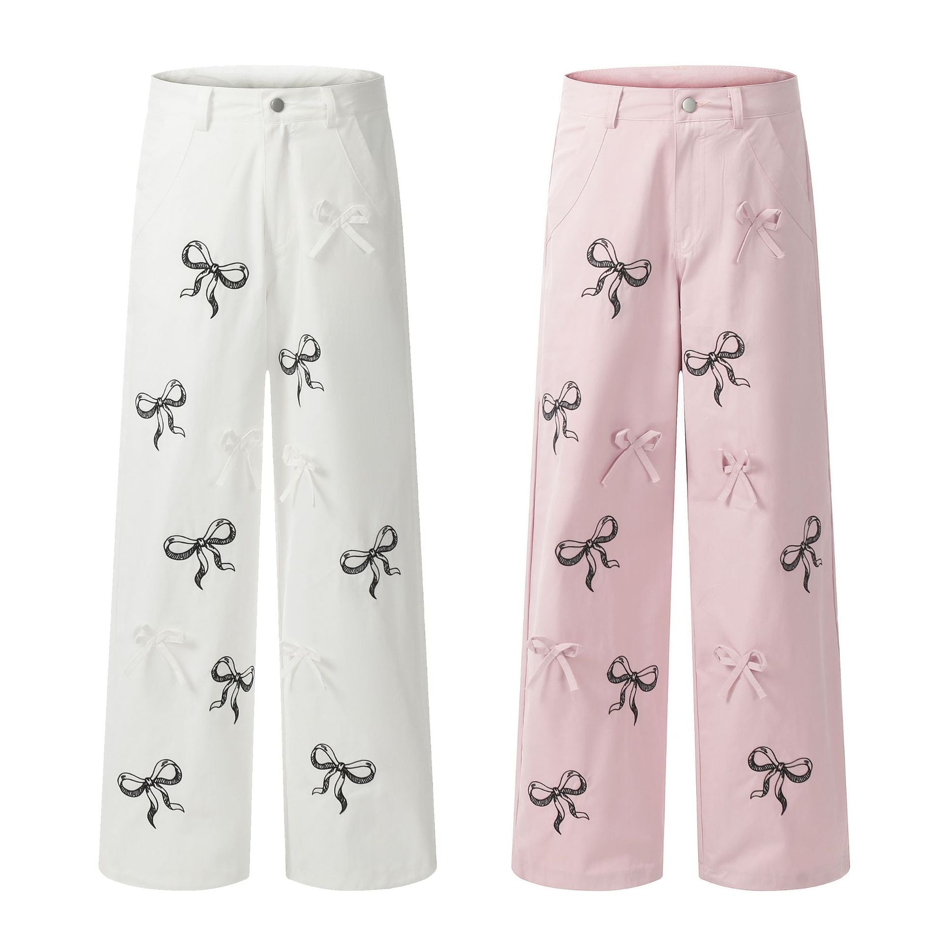 Street Fashion Spice Girl Butterfly Print Casual Pants