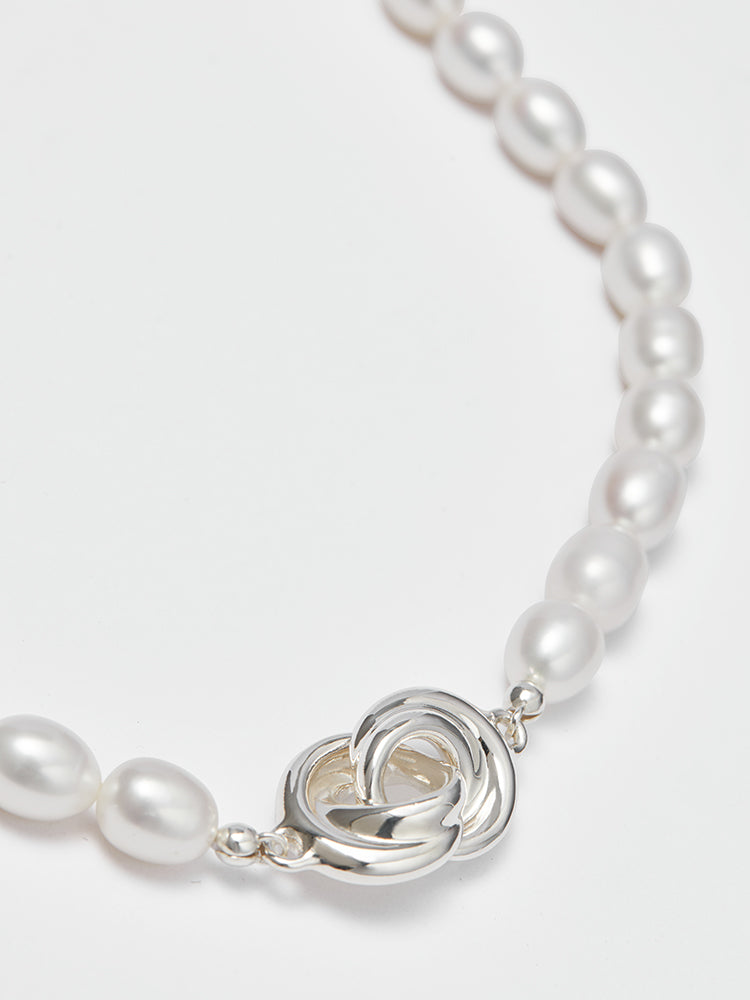 Simple Freshwater Baroque Pearl Necklace