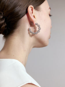 Hollow hoop earrings